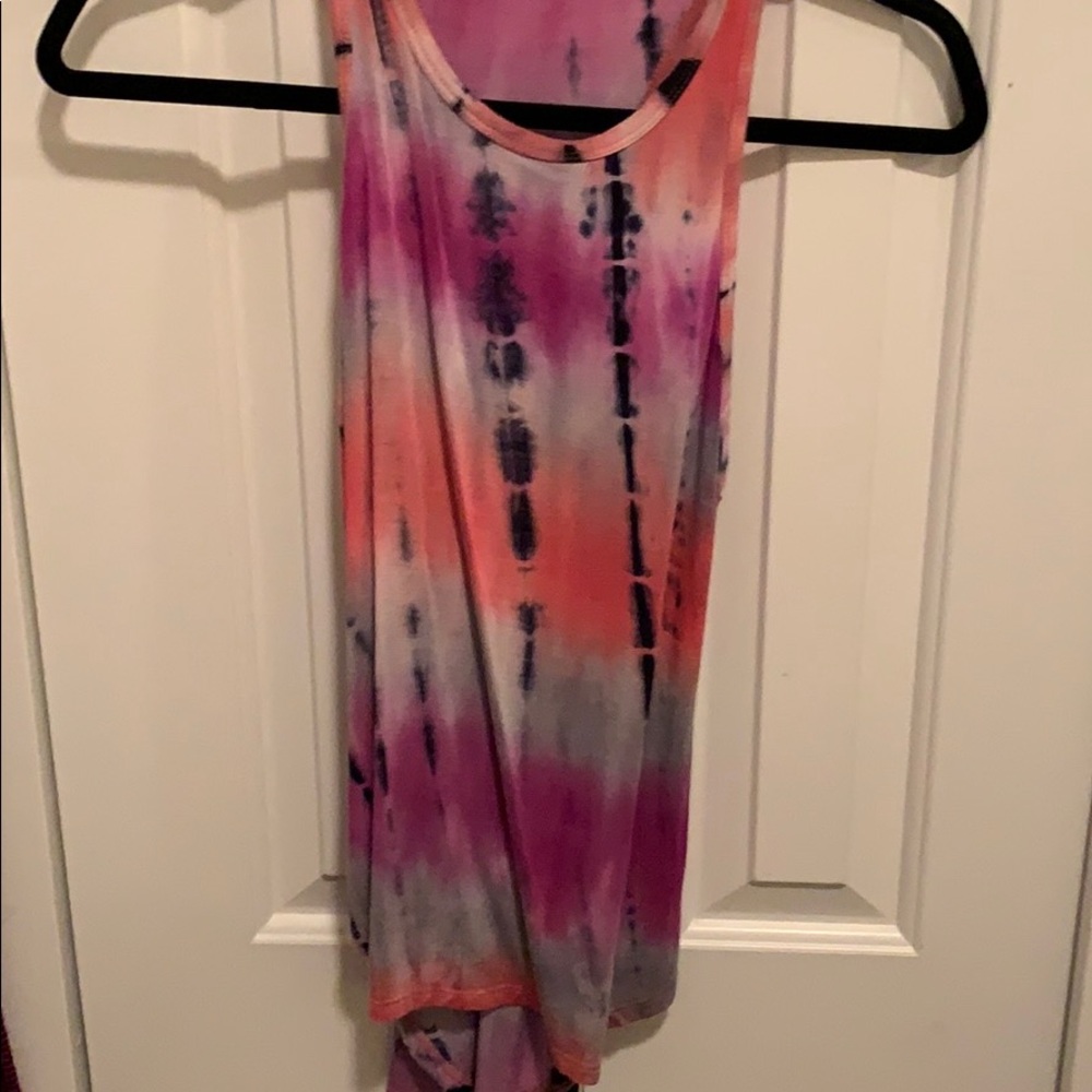 pink and purple tee shirt.  size small